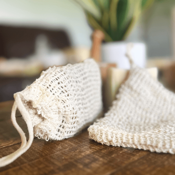 Soap Bag | Exfoliating Soap Scrubber - Taylor Family Farm - Taylor Family Farm