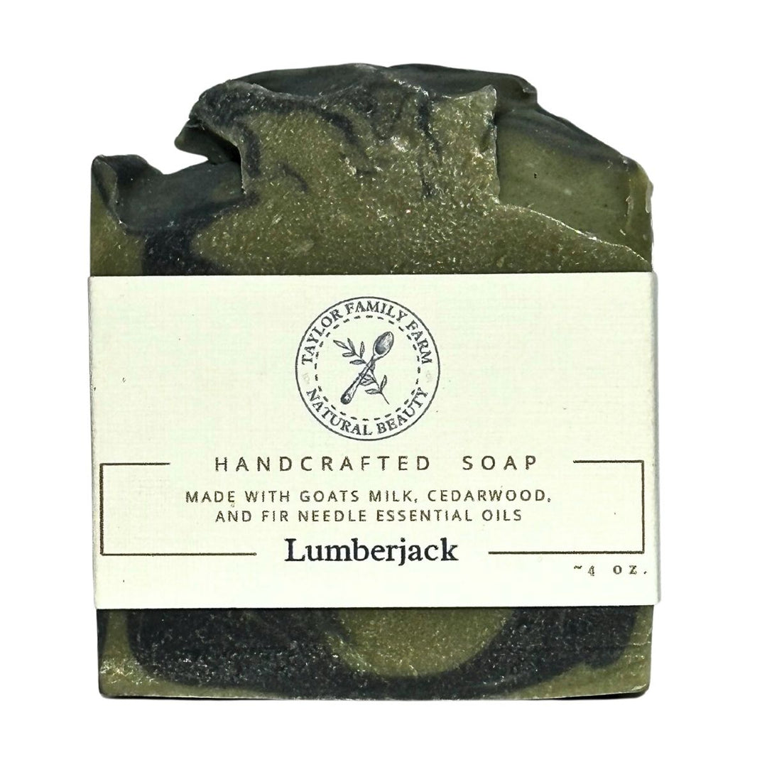 Taylor Family Farm Oxford Soap Lumberjack Goat Milk Soap – Fir Needle & Cedarwood Bar