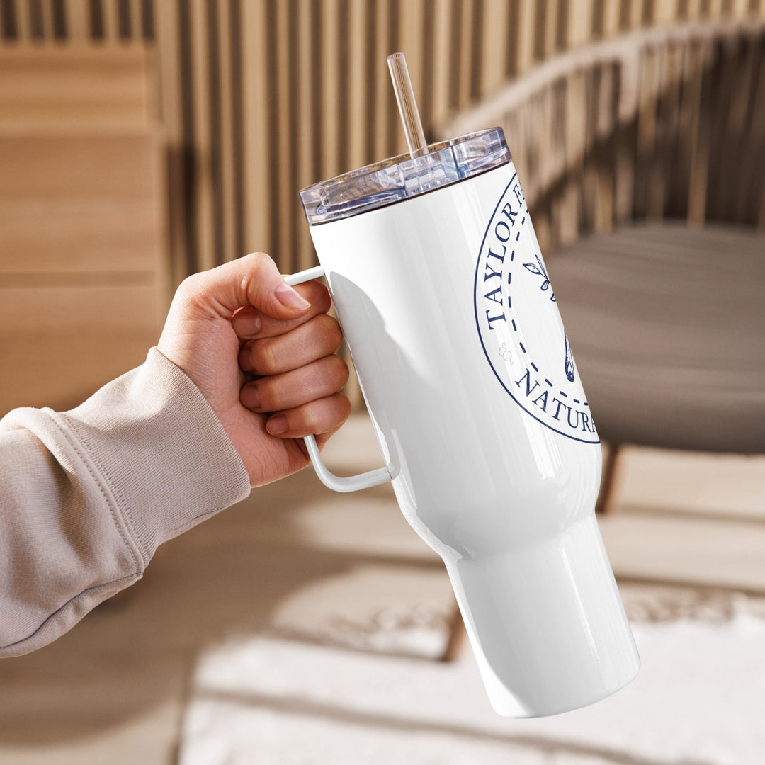 Taylor Family Farm Travel mug with a handle
