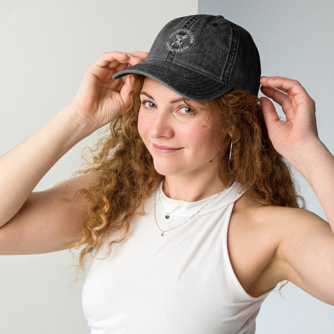 Vintage Cotton Twill Cap - Taylor Family Farm - Taylor Family Farm